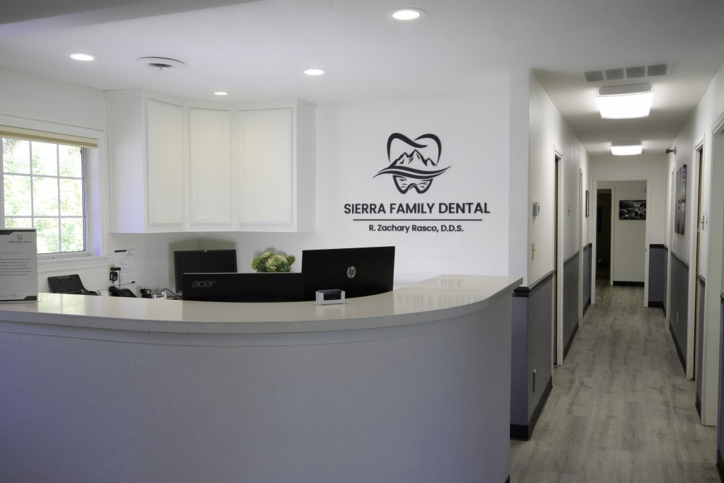 {PRACTICE_NAME} front desk and reception area